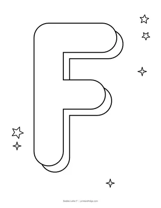 Bubble Letter F