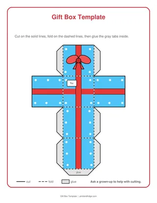 Gift Box Template