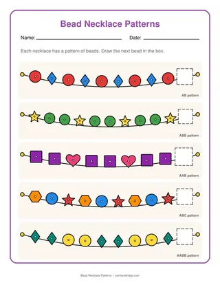 Bead Necklace Patterns