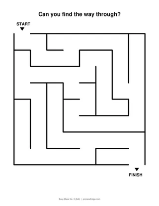 Easy Maze No. 3 (8x8)