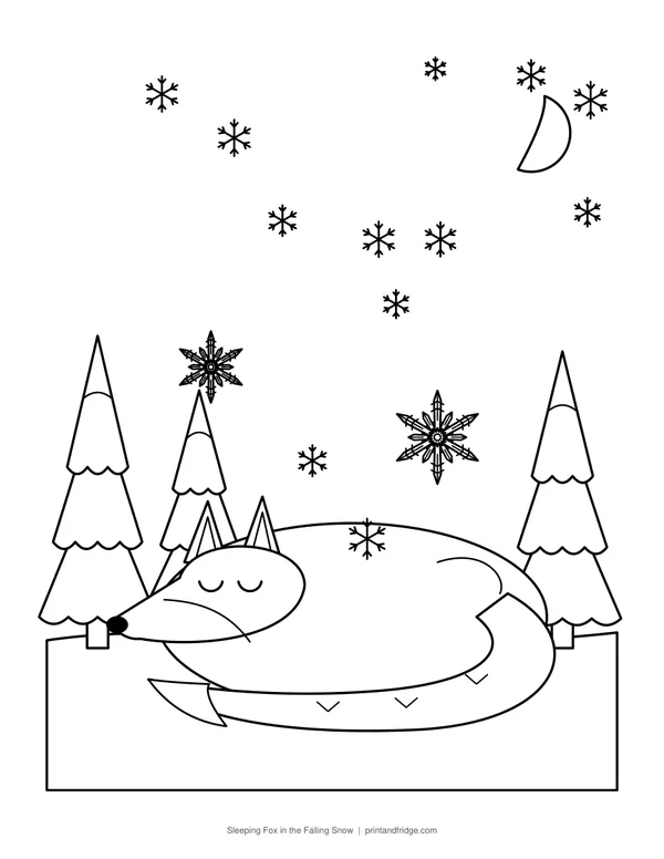Snowflake Coloring Pages