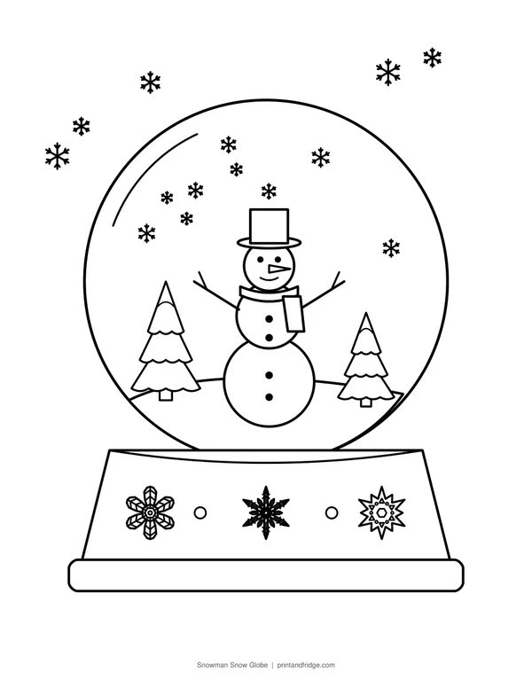 Winter Coloring Pages