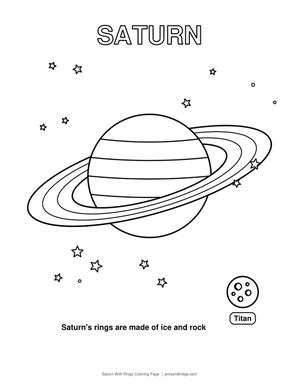 Solar System Coloring Pages