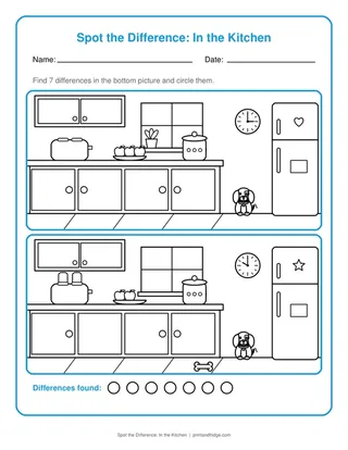 Spot the Difference: In the Kitchen