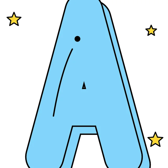 bubble letters colored in